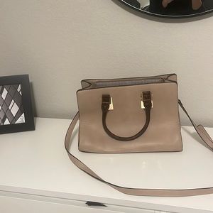 Tan and Brown Women handbag